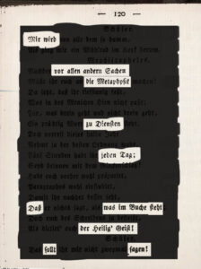 Black Out Poetry Workshop