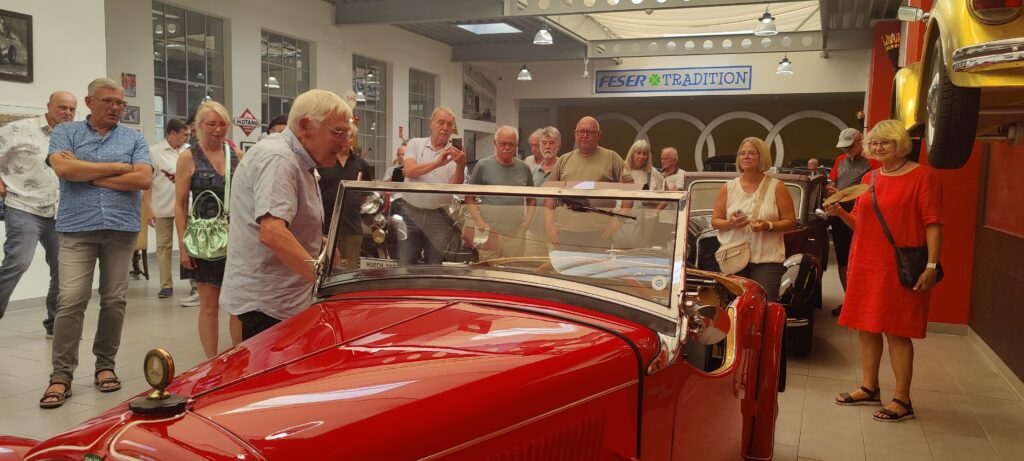 Führung Peter Feser im Automuseum Schwabach