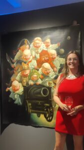 Yana Rishe in der Ausstellung "Der Illusionist"