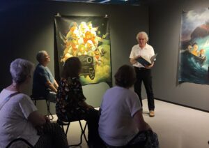 Führung von Martin Turner in der Yana Rishe Ausstellung "Der Illusionist"